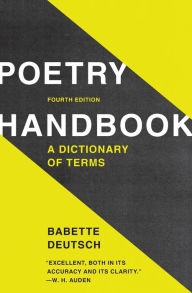 Title: Poetry Handbook: A Dictionary of Terms, Author: Babette Deutsch