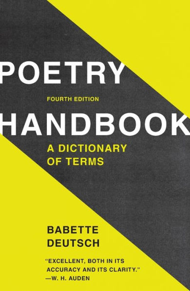 Poetry Handbook: A Dictionary of Terms