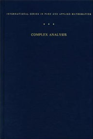 Title: Complex Analysis: An Introduction to The Theory of Analytic Functions of One Complex Variable / Edition 3, Author: Lars Ahlfors