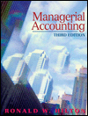 Title: Managerial Accounting / Edition 3, Author: Ronald W. Hilton