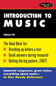 Title: Schaum's Outline Of Introduction To Music, Author: Ronald Pen