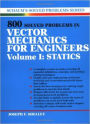 Schaum's 800 Solved Problems in Vector Mechanics for Engineers: Statics