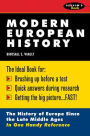 Modern European History: The History of Europe Since the Late Middle Ages / Edition 1