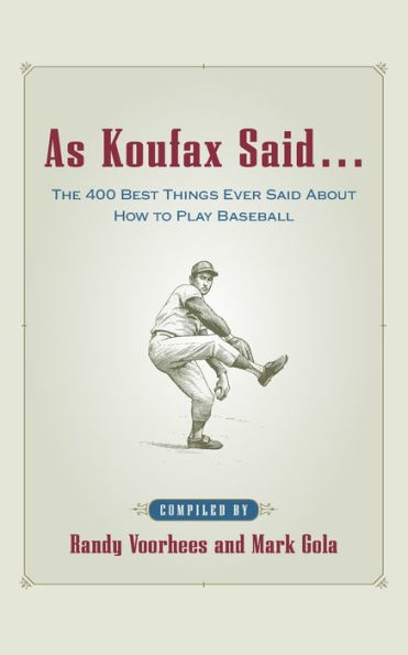 As Koufax Said...