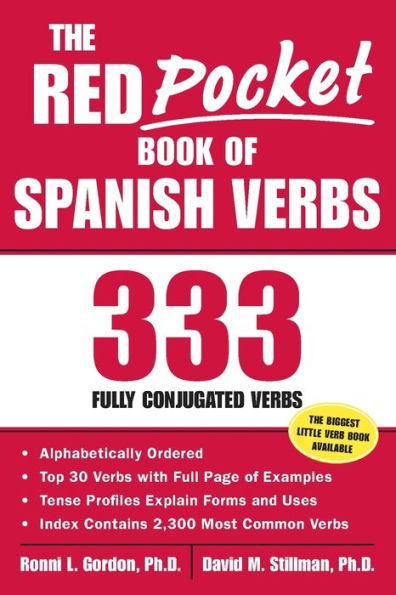 The Red Pocket Book of Spanish Verbs: 333 Fully Conjugated Verbs / Edition 1