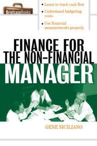 Title: Finance for Non-Financial Managers, Author: Gene Siciliano