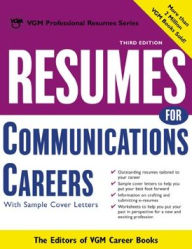 Title: Resumes for Communications Careers, Author: Editors of VGM Career Books