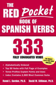 Title: The Red Pocket Book of Spanish Verbs: 333 Fully Conjugated Verbs, Author: Ronni L. Gordon