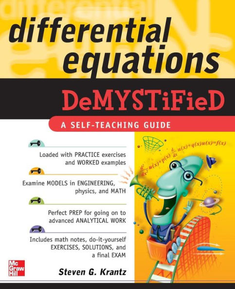 Differential Equations Demystified: A Self-Teachng Guide / Edition 1