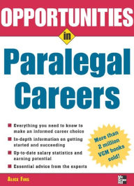 Title: Opportunities in Paralegal Careers, Author: Alice Fins