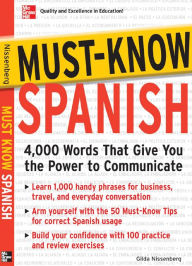 Title: Must-Know Spanish: Essential Words For A Successful Vocabulary, Author: Gilda Nissenberg