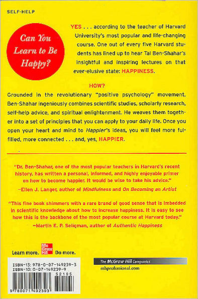 Happier: Learn the Secrets to Daily Joy and Lasting Fulfillment / Edition 1