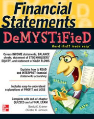 Title: Financial Statements Demystified: A Self-Teaching Guide: A Self-teaching Guide, Author: Bonita Kramer