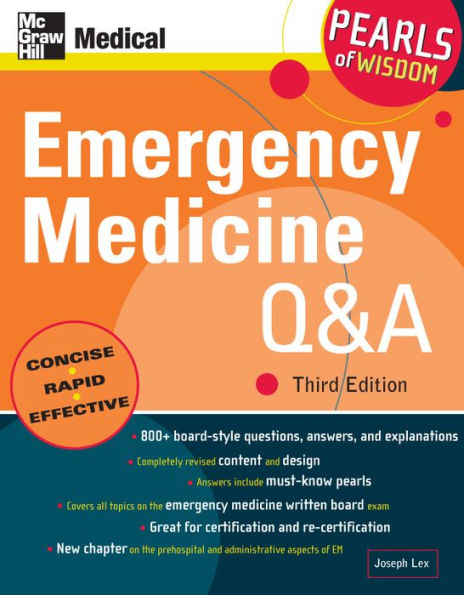 Emergency Medicine Q&A: Pearls of Wisdom, Third Edition: Pearls of Wisdom, Third Edition (eBook)