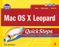 Title: Mac OS X Leopard QuickSteps, Author: Guy Hart-Davis