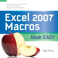 Title: EXCEL 2007 MACROS MADE EASY, Author: Gail Perry