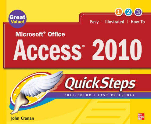 microsoft office access 2010 quicksteps by john cronan nook book ms access 2010 books