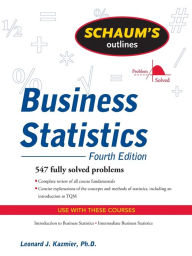 Title: Business Statistics, Author: Leonard J. Kazmier