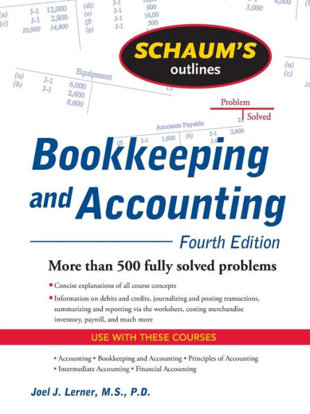 Schaum's Outline of Bookkeeping and Accounting, Fourth Edition
