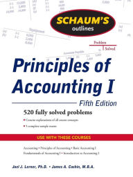 Title: Schaum's Outline of Principles of Accounting I, Author: James Cashin