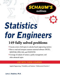 Title: Schaum's Outline of Statistics for Engineers / Edition 1, Author: Larry J. Stephens