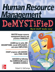 Title: Human Resource Management DeMYSTiFieD, Author: Robert G. DelCampo