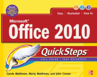 Title: Microsoft Office 2010 QuickSteps, Author: Carole Matthews