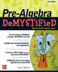 Title: Pre-Algebra DeMYSTiFieD / Edition 2, Author: Allan Bluman