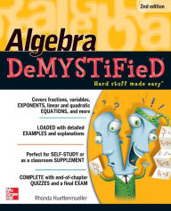 Title: Algebra DeMYSTiFieD / Edition 2, Author: Rhonda Huettenmueller