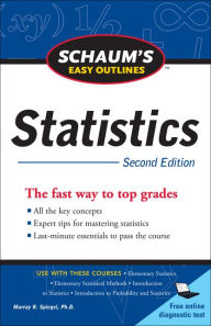 Title: Schaum's Easy Outline of Statistics, Author: Murray R. Spiegel