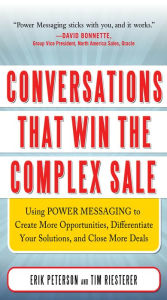 Title: Conversations That Win the Complex Sale (PB), Author: Erik Peterson