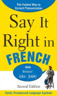 Say It Right in French, 2nd Edition / Edition 2