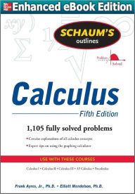 Title: Schaum's Outlines Calculus (Enhanced Edition), Author: Frank Ayres