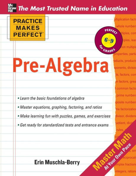 Practice Makes Perfect Pre-Algebra