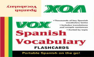 Title: VOX Spanish Vocabulary Flashcards, Author: Vox