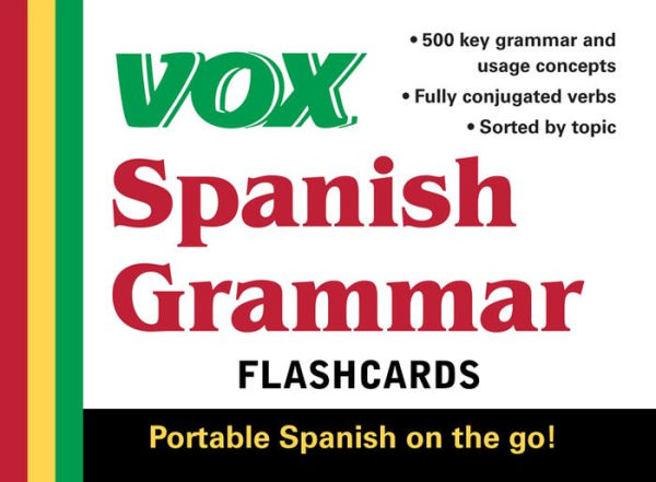 VOX Spanish Grammar Flashcards