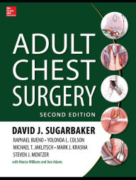 Title: Adult Chest Surgery, 2nd edition, Author: David J. Sugarbaker