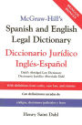McGraw Hill's Spanish/English Legal Dict (PB): Doccionario Juridico Ingles-Espanol
