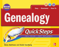 Title: Genealogy QuickSteps, Author: Marty Matthews