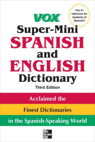 Title: Vox Super-Mini Spanish and English Dictionary, Author: Vox