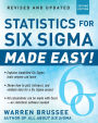 Statistics for Six Sigma Made Easy! / Edition 2