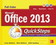 Title: Microsoft® Office 2013 QuickSteps, Author: Carole Matthews