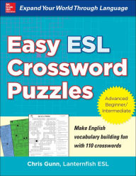 Title: Easy ESL Crossword Puzzles, Author: Chris Gunn