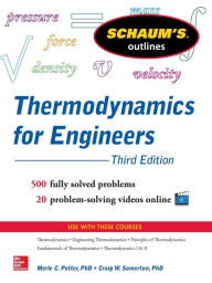 Title: Schaum's Outline of Thermodynamics for Engineers, 3ed, Author: Merle Potter