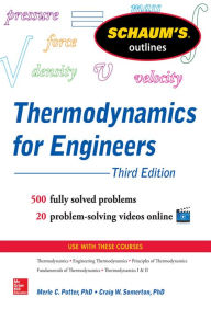 Title: Schaum's Outline of Thermodynamics for Engineers, 3rd Edition, Author: Merle C. Potter