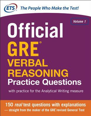 Official GRE Verbal Reasoning Practice Questions / Edition 1