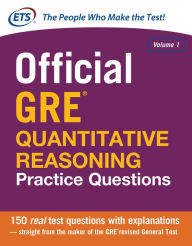 Title: Official GRE Quantitative Reasoning Practice Questions, Author: Educational Testing Service