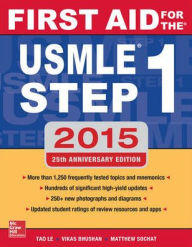Title: First Aid for the USMLE Step 1 2015 / Edition 25, Author: Tao Le