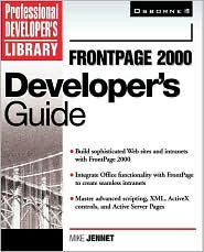 Title: FrontPage 2000: Developer's Guide, Author: Mike Jennett