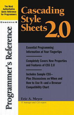 Cascading Style Sheets 2.0 Programmer's Reference / Edition 1